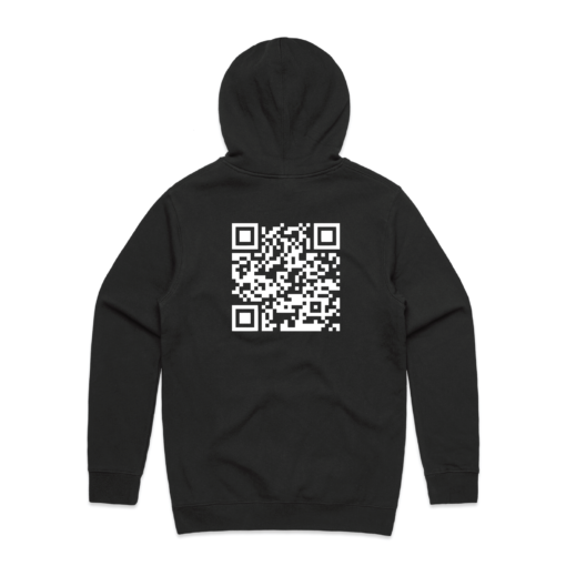 Cheeky You Cunt QR Code Hoodie. - Image 2