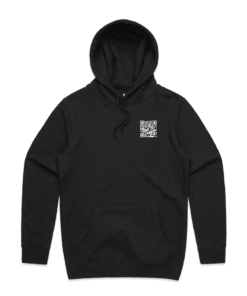 Cheeky You Cunt QR Code Hoodie.