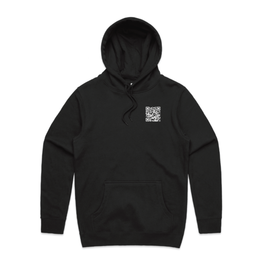 Cheeky You Cunt QR Code Hoodie.
